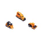 Set 6 mini masinute pentru constructii, Gonga&reg; Galben fotografia produsului View 3 S