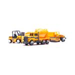 Set 6 mini masinute pentru constructii, Gonga&reg; Galben fotografia produsului View 4 S