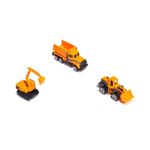 Set 6 mini masinute pentru constructii, Gonga&reg; Galben fotografia produsului View 6 S
