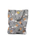 Geanta Handmade Tote Liner cu Captuseala, Pisici Smechere, Multicolor, 45x37 cm fotografia produsului