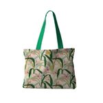Geanta Handmade Tote Fatty Captusit, Mulewear, Botanic Plante Flori din Gradina, Multicolor, 43x37 cm fotografia produsului