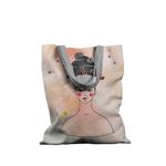 Geanta Handmade Tote Basic, Culinar Dulciuri Ma Gandesc la Briose, Multicolor, 43x37 cm fotografia produsului