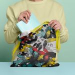 Geanta Handmade Tote Basic, Aglomeratie Urbana, Multicolor, 43x37 cm fotografia produsului View 6 S