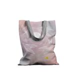 Geanta Handmade Tote Basic, Pasari de Noapte in jurul Lunii, Multicolor, 43x37 cm fotografia produsului