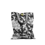 Geanta Handmade Tote Basic, Aglomeratie de Maini Alb Negru, Multicolor, 43x37 cm fotografia produsului