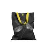 Geanta Handmade Tote Basic, Floare Lotus Stilizata, Multicolor, 43x37 cm fotografia produsului