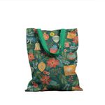 Geanta Handmade Tote Basic, Globuri si Cadouri de Craciun, Multicolor, 43x37 cm fotografia produsului