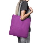 Geanta Handmade Tote Basic, Mulewear, Violet Aprins, 43x37 cm fotografia produsului View 3 S