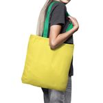 Geanta Handmade Tote Basic, Mulewear, Galben Solar, 43x37 cm fotografia produsului View 3 S