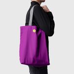 Geanta Handmade Tote Basic, Mulewear, Violet Aprins, 43x37 cm fotografia produsului View 5 S