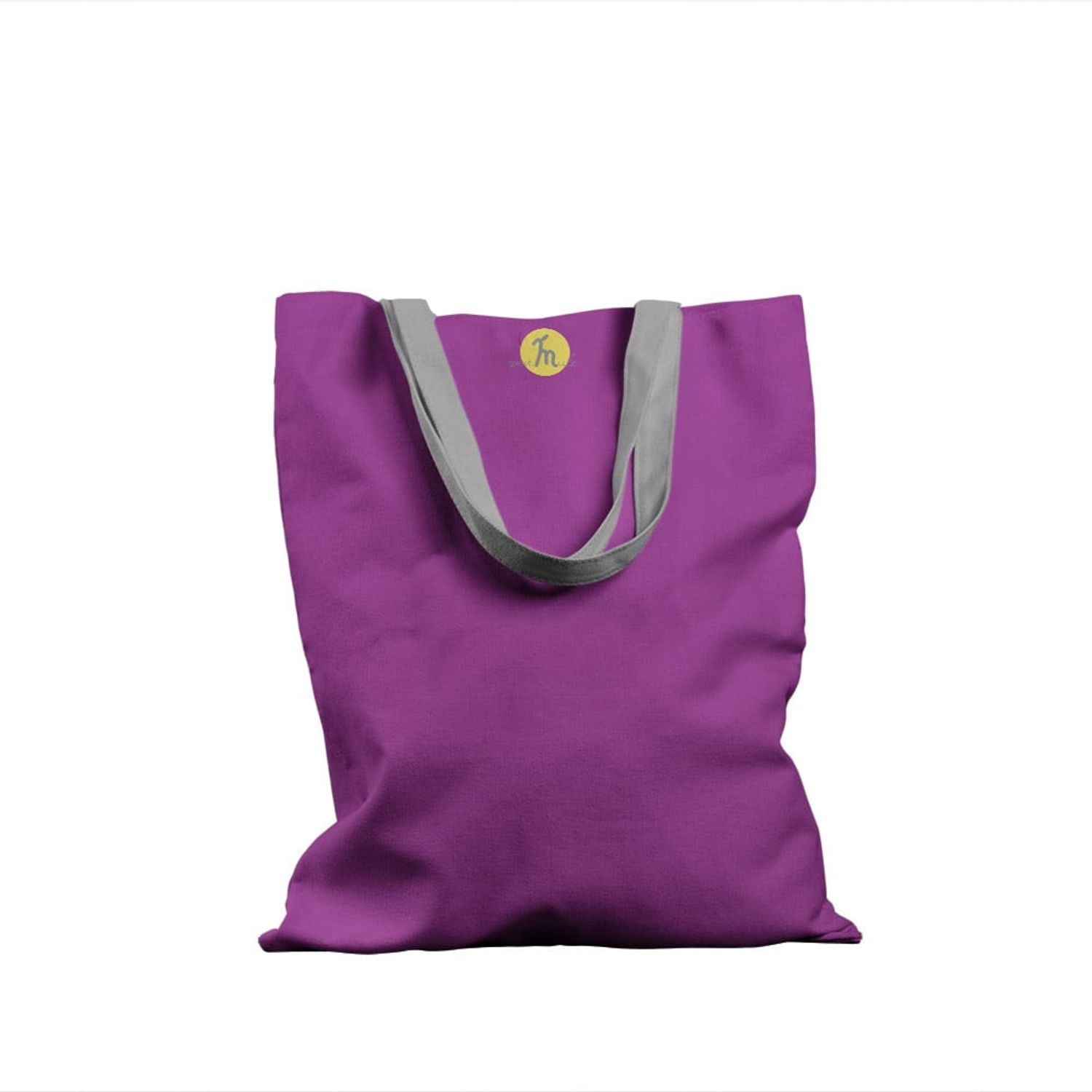 Geanta Handmade Tote Basic, Mulewear, Violet Aprins, 43x37 cm fotografia produsului