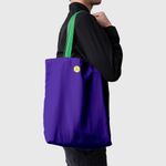 Geanta Handmade Tote Basic, Mulewear, Mov Absolut, 43x37 cm fotografia produsului View 5 S
