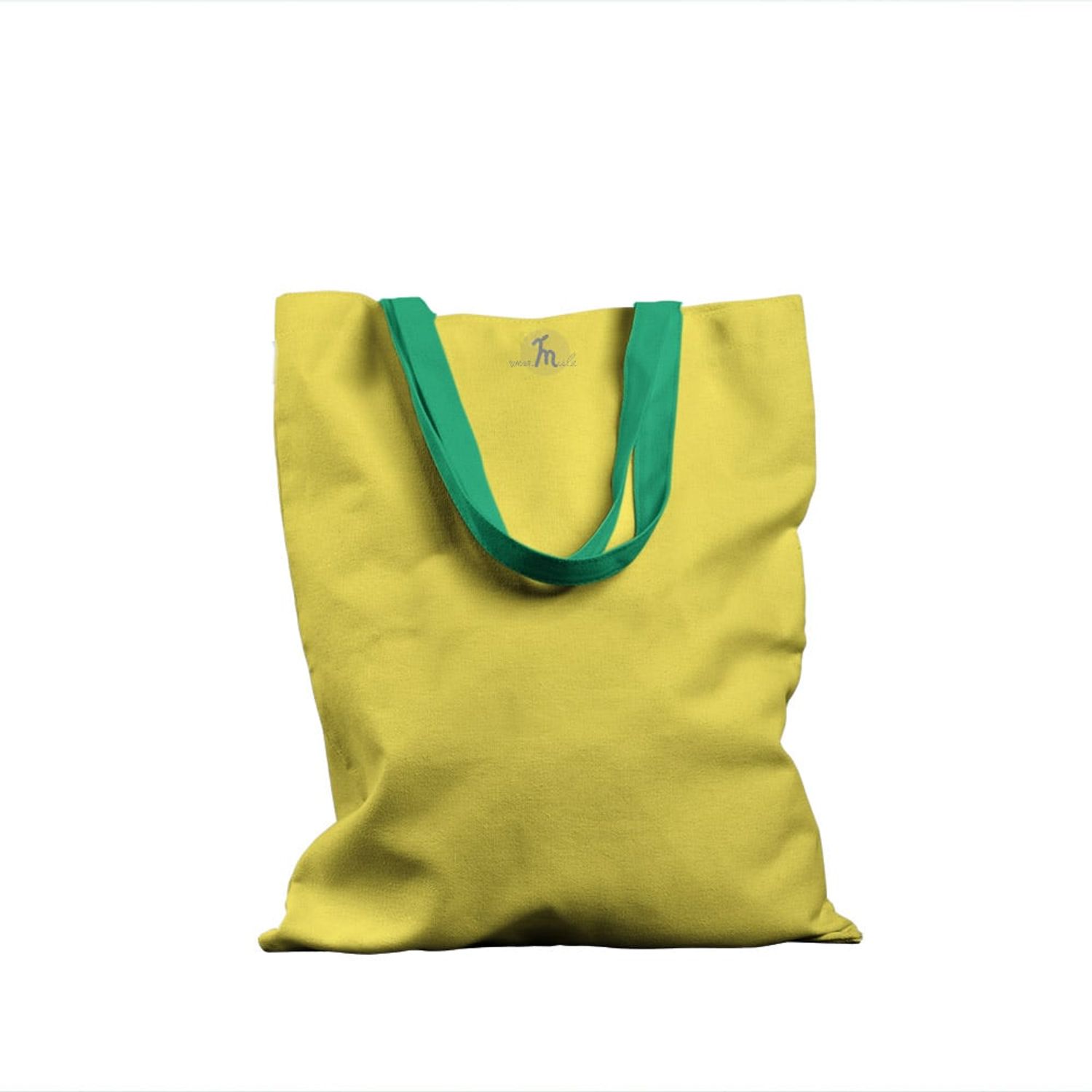 Geanta Handmade Tote Basic, Mulewear, Galben Solar, 43x37 cm fotografia produsului