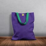 Geanta Handmade Tote Basic, Mulewear, Mov Absolut, 43x37 cm fotografia produsului View 6 S