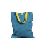 Geanta Handmade Tote Basic, Mulewear, Albastru Marin, 43x37 cm fotografia produsului