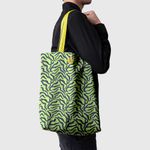 Geanta Handmade Tote Basic, Mulewear, Animal Print Delta Dunarii, Multicolor, 43x37 cm fotografia produsului View 3 S