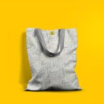 Geanta Handmade Tote Basic, Pisici Desenate de Copii, Multicolor, 43x37 cm fotografia produsului View 5 S