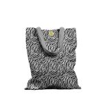 Geanta Handmade Tote Basic, Mulewear, Animal Print Antarctica, Multicolor, 43x37 cm fotografia produsului
