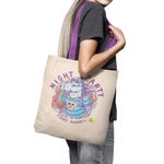 Geanta Handmade Tote Basic, Halloween Night Party Since Always, Multicolor, 43x37 cm fotografia produsului View 4 S