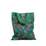 Geanta Handmade Tote Basic, Mulewear, Botanic Multi-Florile Galactice, Multicolor, 43x37 cm fotografia produsului