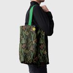 Geanta Handmade Tote Basic, Mulewear, Botanic Gradina Bunicii, Multicolor, 43x37 cm fotografia produsului View 4 S