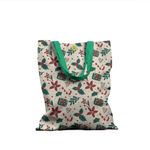 Geanta Handmade Tote Basic, Decoratiuni pentru Craciun, Multicolor, 43x37 cm fotografia produsului