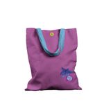 Geanta Handmade Fata-Verso Tote Basic, Ipostaze Abstract, Multicolor, 43x37 cm fotografia produsului View 2 S