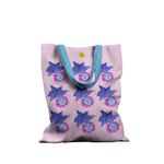 Geanta Handmade Fata-Verso Tote Basic, Ipostaze Abstract, Multicolor, 43x37 cm fotografia produsului