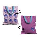 Geanta Handmade Fata-Verso Tote Basic, Ipostaze Abstract, Multicolor, 43x37 cm fotografia produsului View 6 S