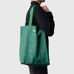 Geanta Handmade Tote Basic, Acadea de Craciun, Multicolor, 43x37 cm fotografia produsului View 6 S