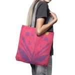 Geanta Handmade Tote Basic, Mulewear, Botanic Flori Speciale Fenalia, Multicolor, 43x37 cm fotografia produsului View 4 S