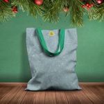 Geanta Handmade Tote Basic, Pattern Stilizat cu Plante, Multicolor, 43x37 cm fotografia produsului View 2 S