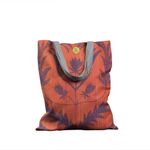 Geanta Handmade Tote Basic, Mulewear, Botanic Flori Deosebite Agapia, Multicolor, 43x37 cm fotografia produsului