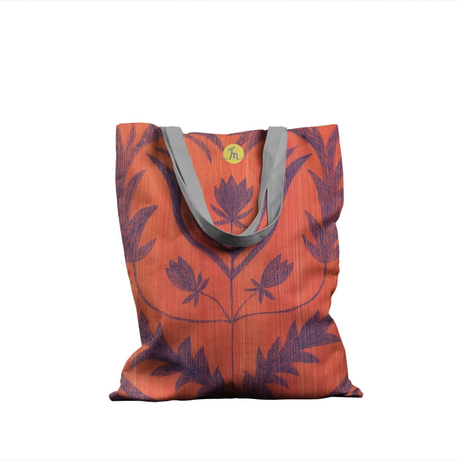 Geanta Handmade Tote Basic, Mulewear, Botanic Flori Deosebite Agapia, Multicolor, 43x37 cm fotografia produsului