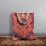 Geanta Handmade Tote Basic, Mulewear, Botanic Flori Deosebite Agapia, Multicolor, 43x37 cm fotografia produsului View 5 S