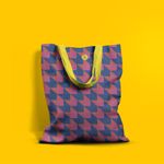 Geanta Handmade Tote Basic, Cubism, Multicolor, 43x37 cm fotografia produsului View 3 S