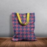 Geanta Handmade Tote Basic, Cubism, Multicolor, 43x37 cm fotografia produsului View 4 S