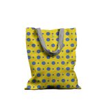 Geanta Handmade Tote Basic, Cercuri Mici si Mari, Multicolor, 43x37 cm fotografia produsului