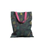 Geanta Handmade Tote Basic, Crengute de Brad, Multicolor, 43x37 cm fotografia produsului