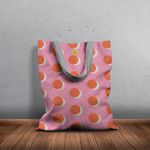Geanta Handmade Tote Basic, Buline Neserioase, Multicolor, 43x37 cm fotografia produsului View 5 S