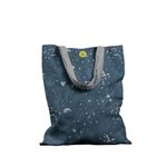 Geanta Handmade Tote Basic, Plante in Zapada Noaptea, Multicolor, 43x37 cm fotografia produsului