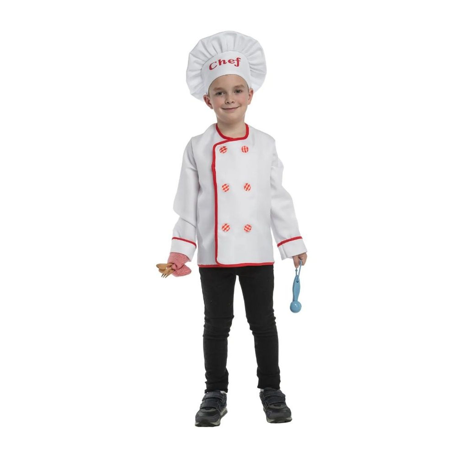 Costum Chef Bucatar cu accesorii pentru copii 110-116 cm 3-5 ani fotografia produsului View 2 L
