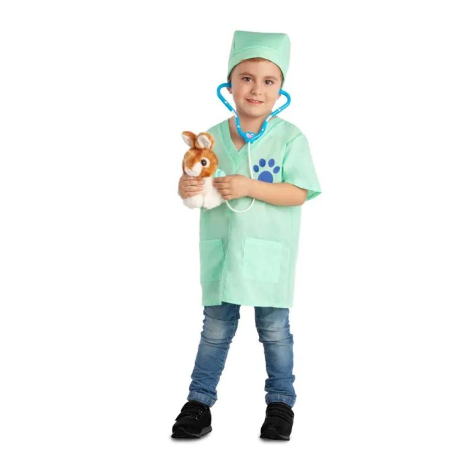 Costum Medic Veterinar cu accesorii pentru copii 116-128 cm 5-7 ani fotografia produsului View 2 L