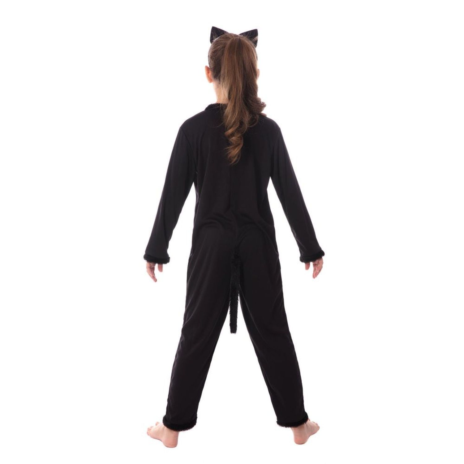 Costum Pisica Kitty pentru fete 128-140 cm 7-10 ani fotografia produsului View 4 L