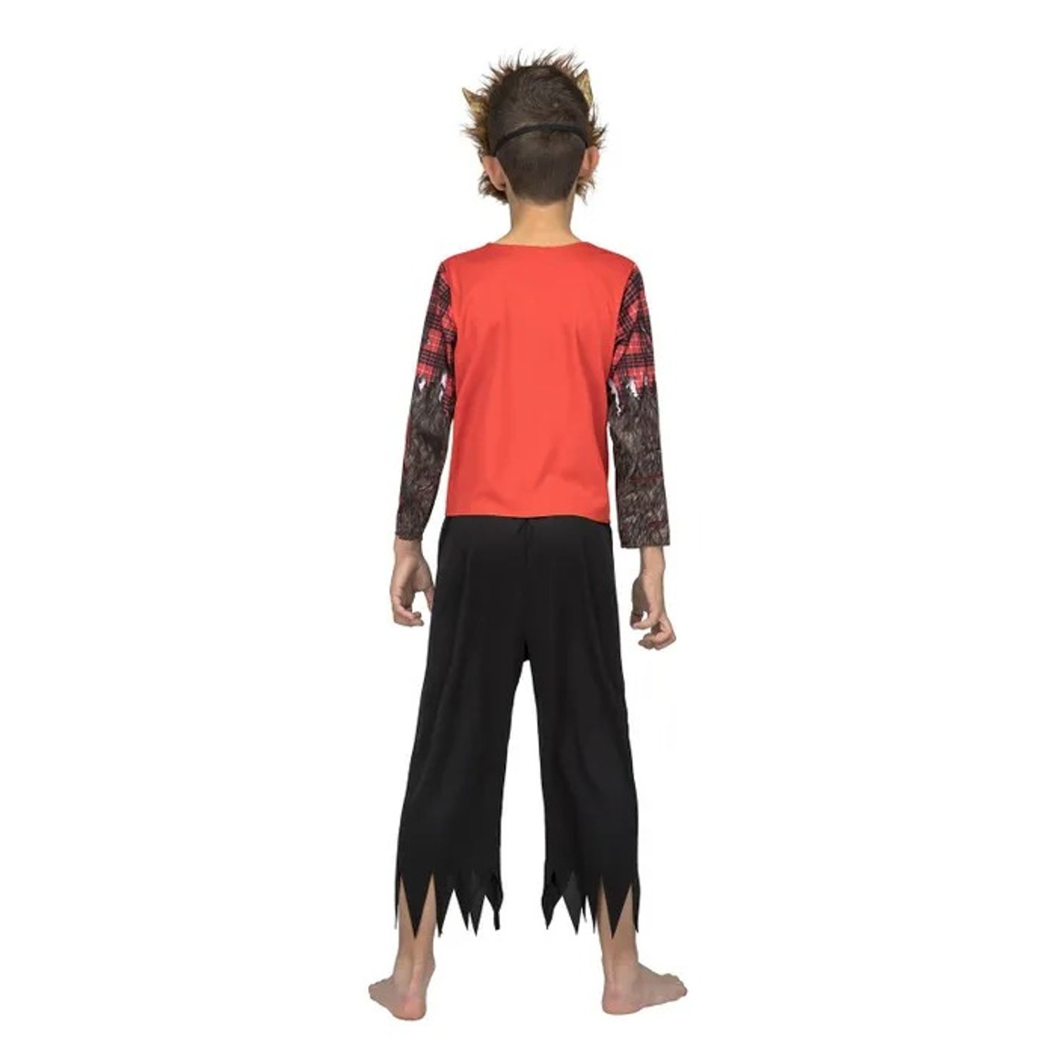 Costum lup, varcolac pentru baieti 5-6 ani 115 cm fotografia produsului View 3 L