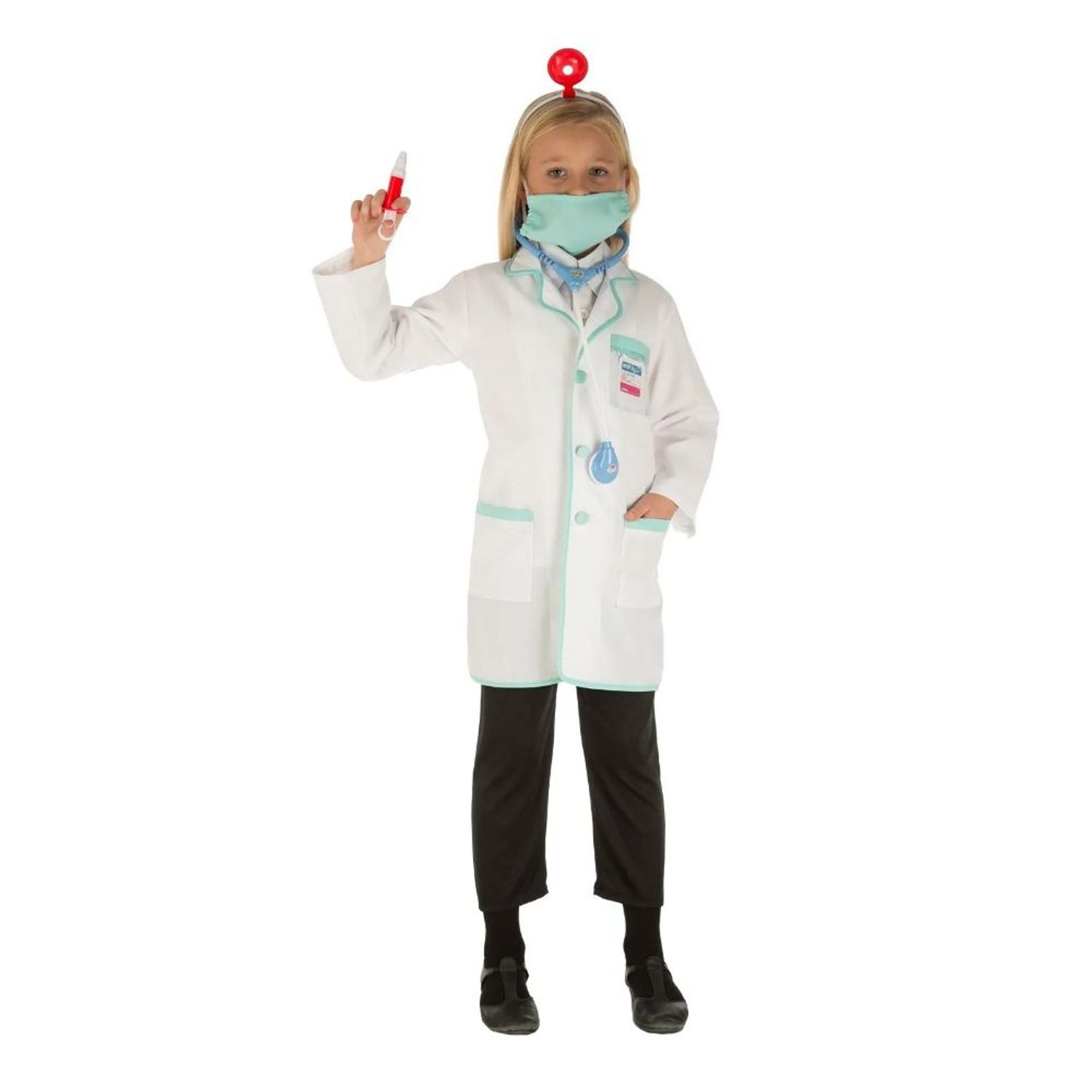 Costum Doctor Mario cu accesorii pentru copii 110-116 cm 3-5 ani fotografia produsului