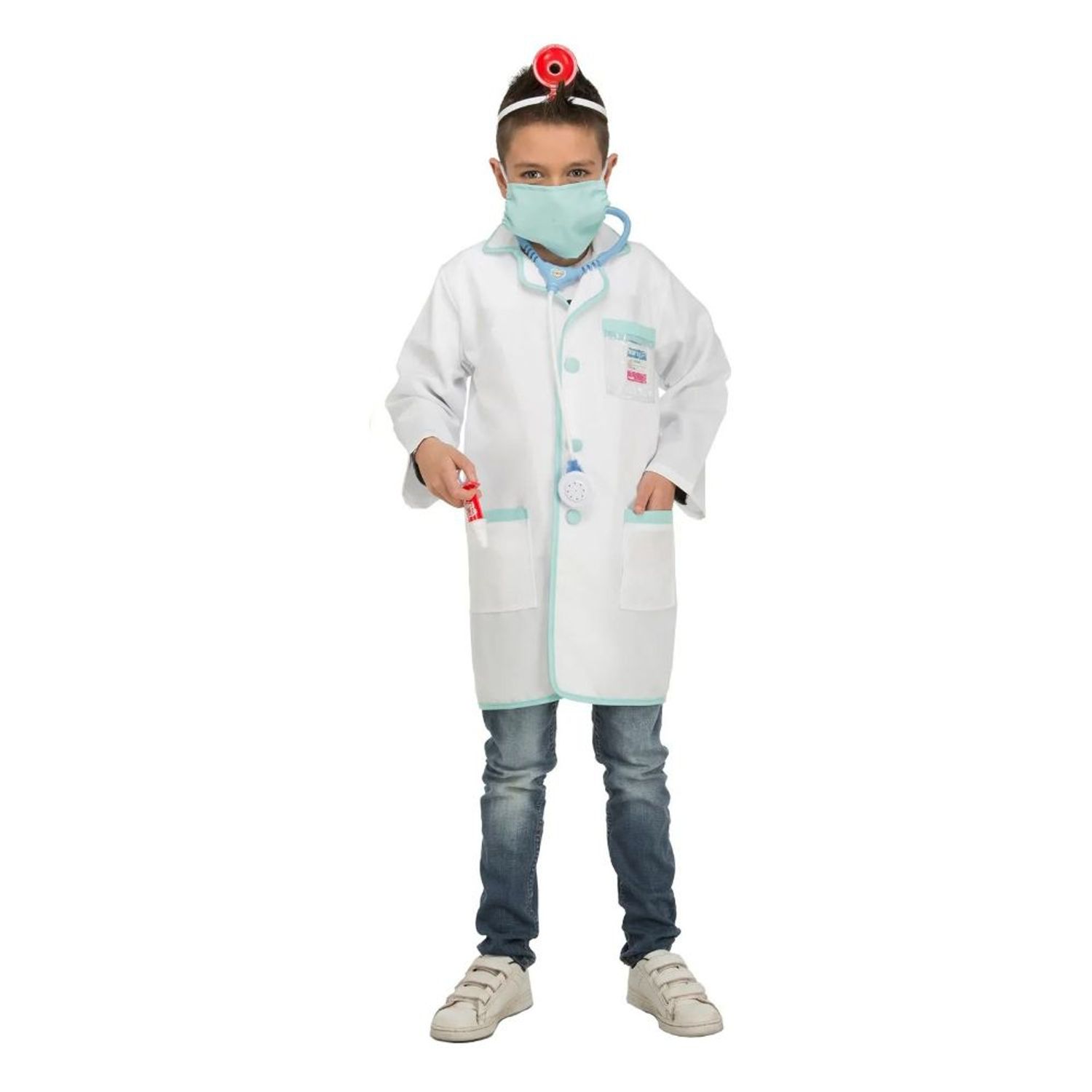 Costum Doctor Mario cu accesorii pentru copii 110-116 cm 3-5 ani fotografia produsului View 2 L