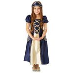 Costum medieval printesa Renaissance pentru fete 98-104 cm 3-4 ani fotografia produsului
