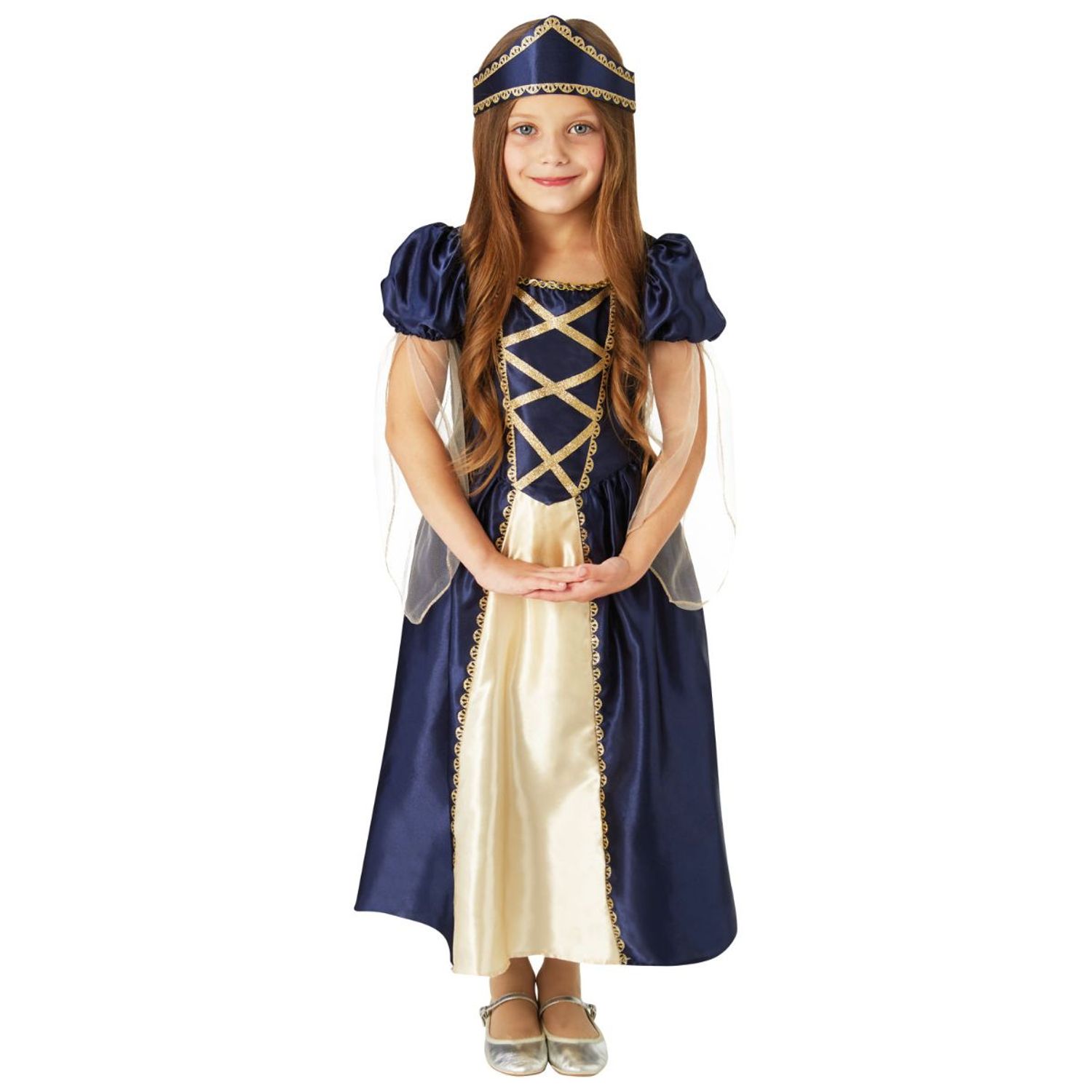 Costum medieval printesa Renaissance pentru fete 98-104 cm 3-4 ani fotografia produsului