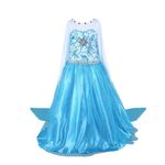 Costum Elsa - Regatul de gheata 3-5 ani 104 cm fotografia produsului